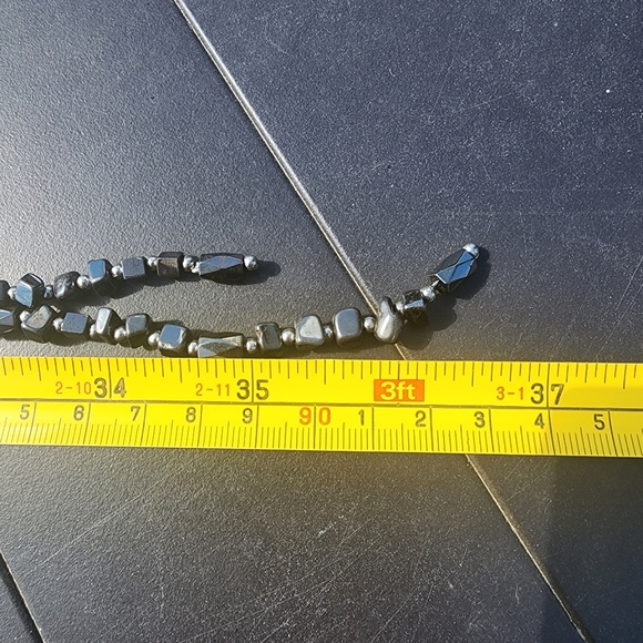Bundle lot of 2 hematite magnetic wrap bracelet or necklace jewelry - Picture 3 of 4
